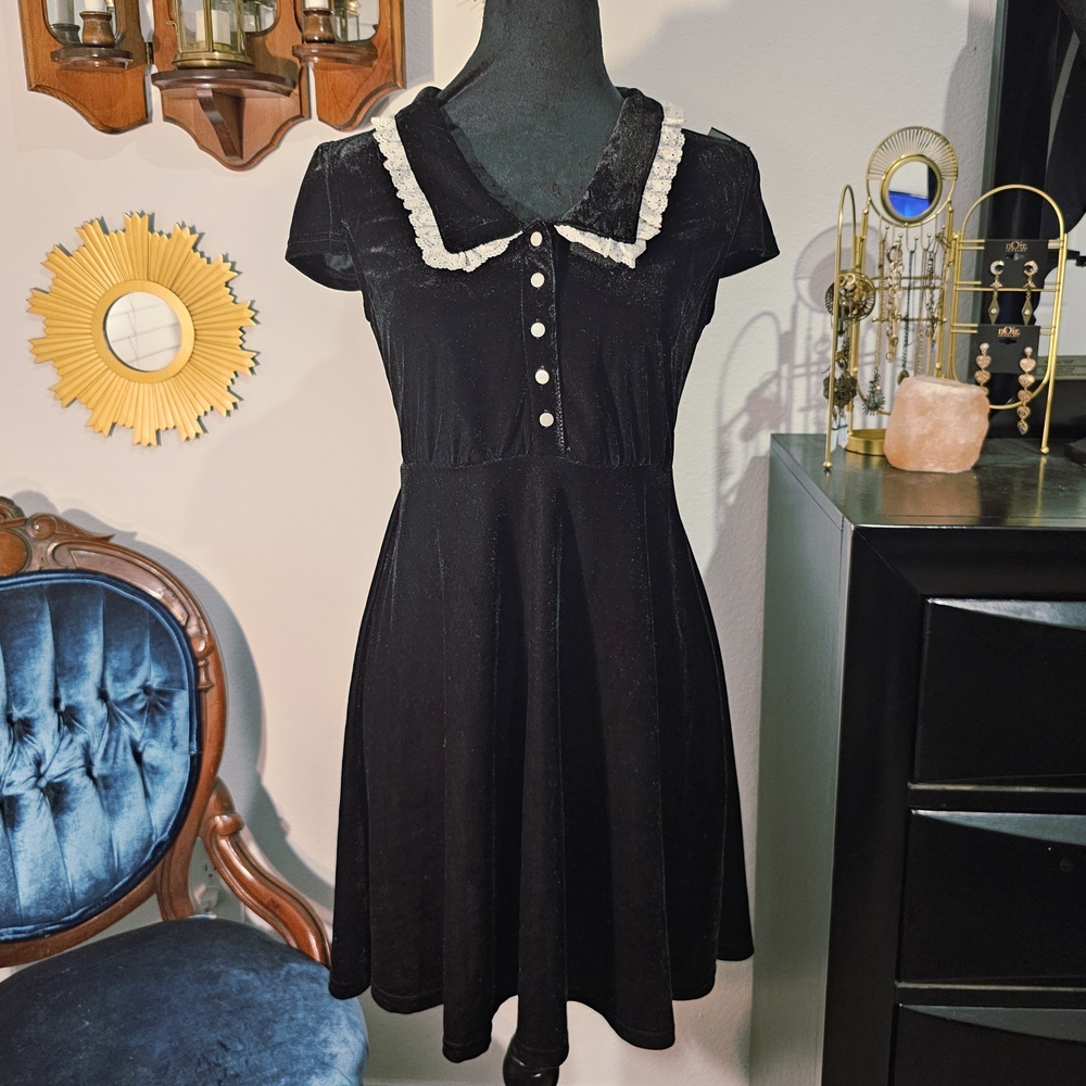 Killstar Every Mourning Collar Black - Dress | Size S